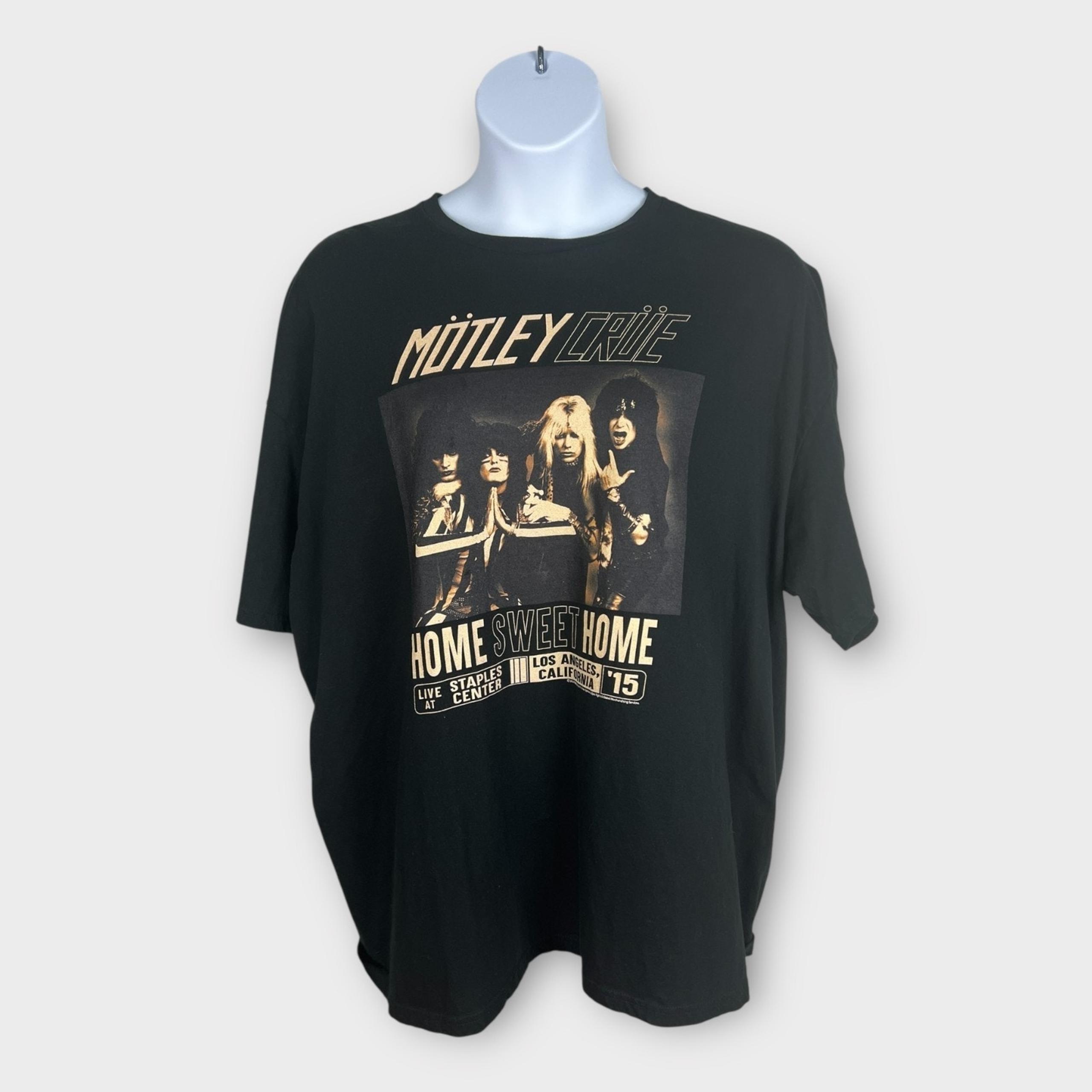Motley Crue American Classics Home Sweet Home Black Adult T-Shirt 3XL