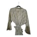 MAHOGANY Woof Friends Print 100% Cotton Belted Short Robe - Size Large NWT