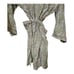 MAHOGANY Woof Friends Print 100% Cotton Belted Short Robe - Size Large NWT