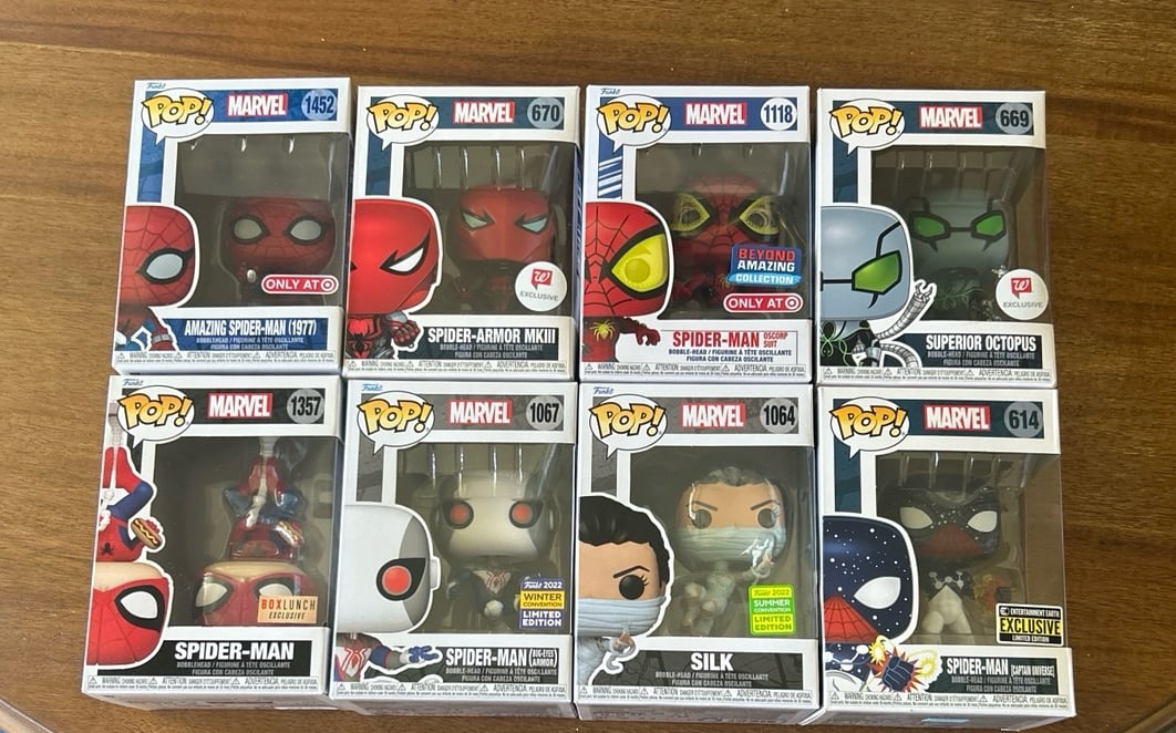 Funko Pop! Marvel Spider-Verse Exclusives lot