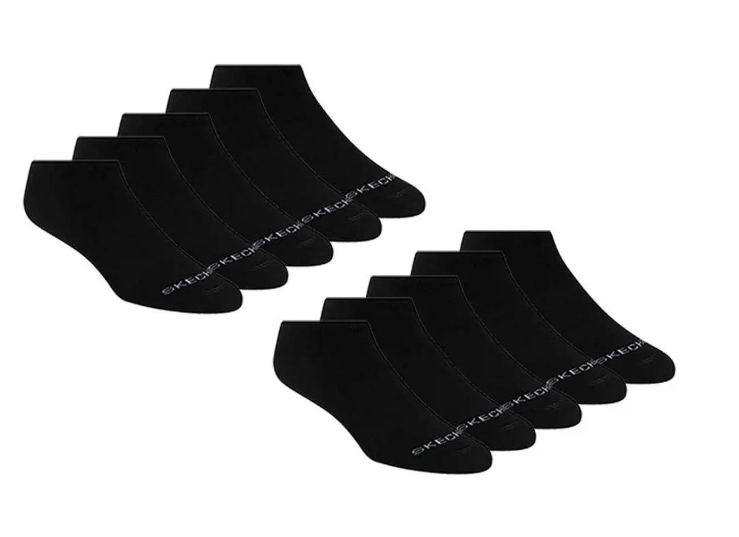 Skechers Active Cotton No-Show 10 pack
