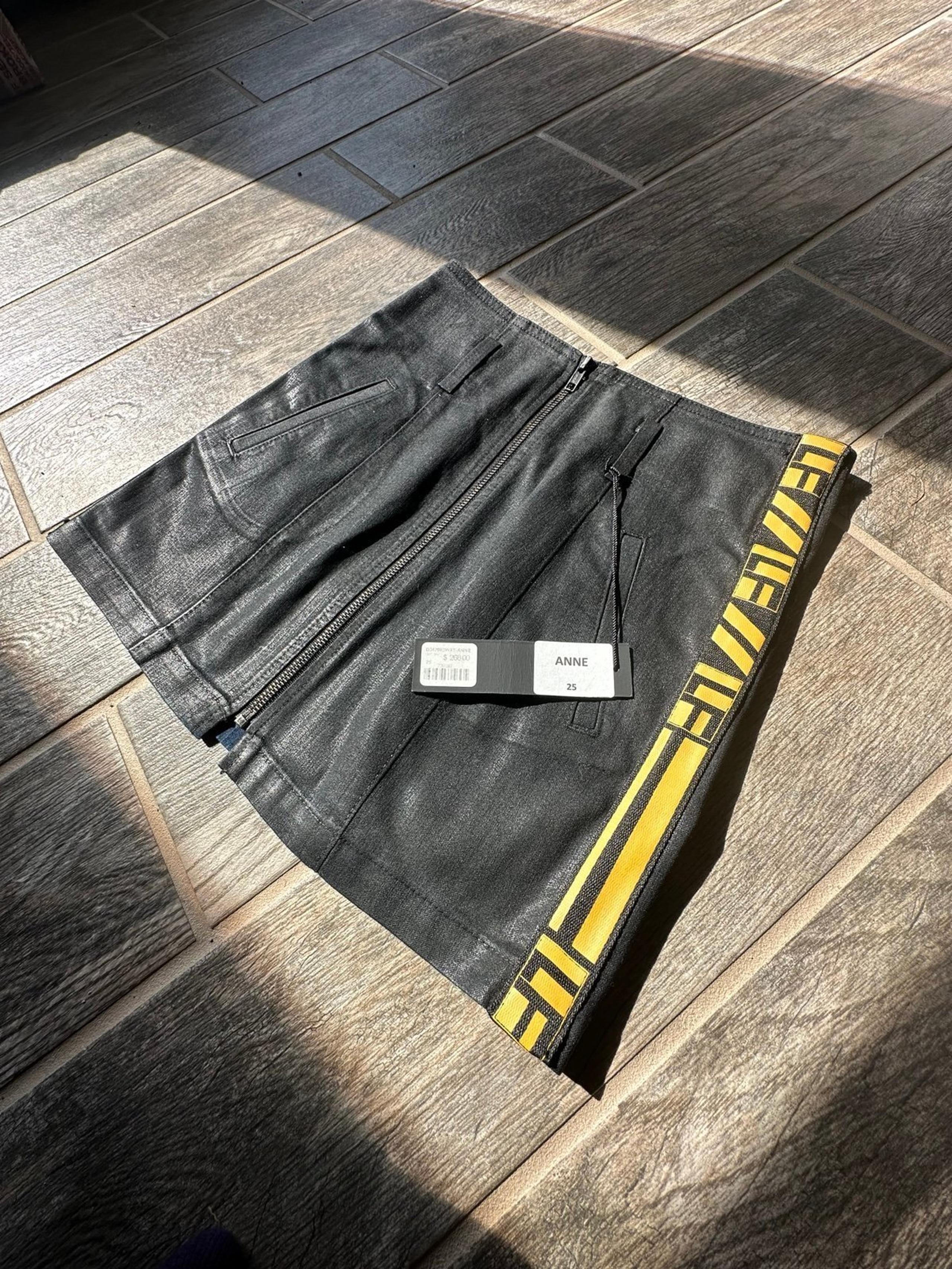 NWT Designer Denim Mini Skirt