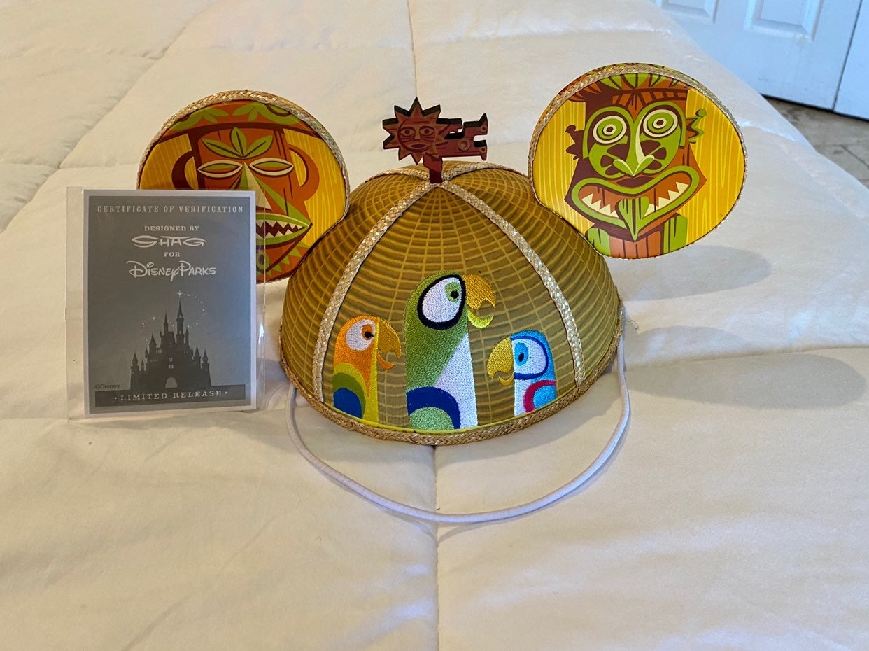 Limited Edition Mickey Tiki Room Ears