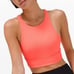 Lululemon Energy Bra High Neck Long Line Rib *Medium Support, B–D Cup Sunset