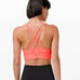 Lululemon Energy Bra High Neck Long Line Rib *Medium Support, B–D Cup Sunset