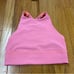 Lululemon Energy Bra High Neck Long Line Rib *Medium Support, B–D Cup Sunset