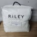 RiLEY Home Full/Queen White Goose Down Comforter - All-Season Luxury
