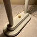 ROBERT SONNEMAN FOR GEORGE KOVACS POST MODERN DESK LAMP RARE WHITE COLOR