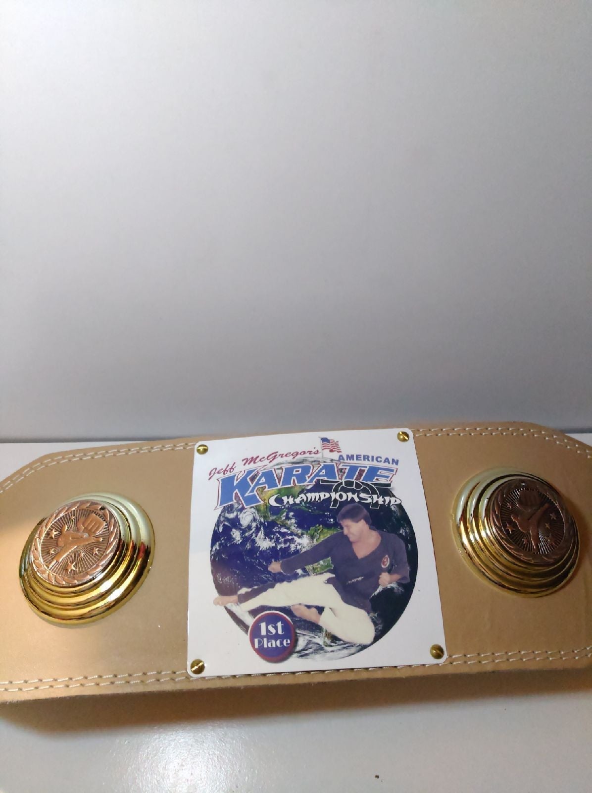 Championship karate belt