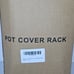 2 Pack Pot Lid Organizer Rack 3Tier Each Wall/Door Mounted No Drilling Rustproof