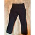 Lululemon Train Times Crop 17 Black Mesh Workout High Rise Leggings size 4