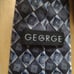 George tie men's blue and silver NWOT