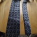 George tie men's blue and silver NWOT