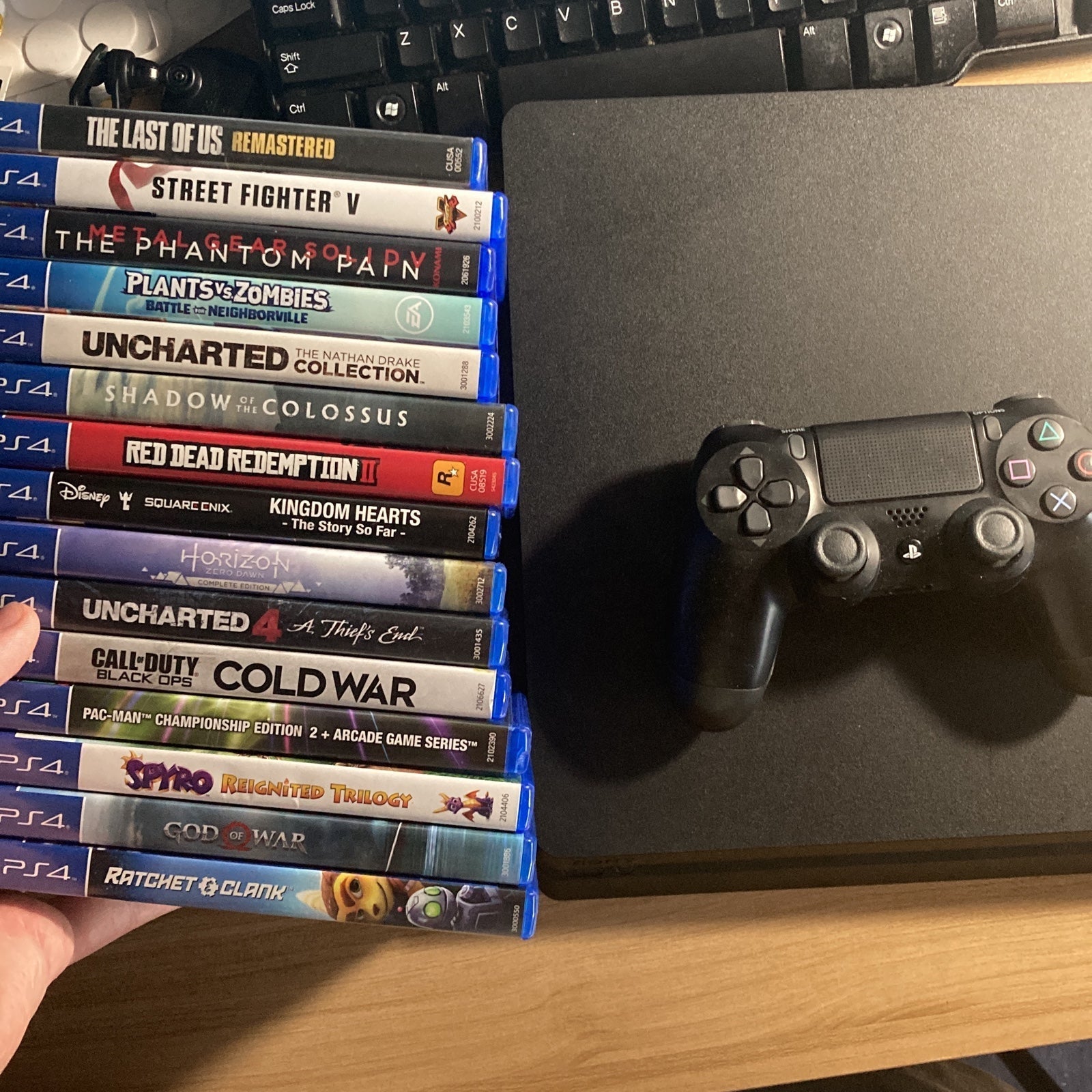 PlayStation 4 Slim with Games Lot