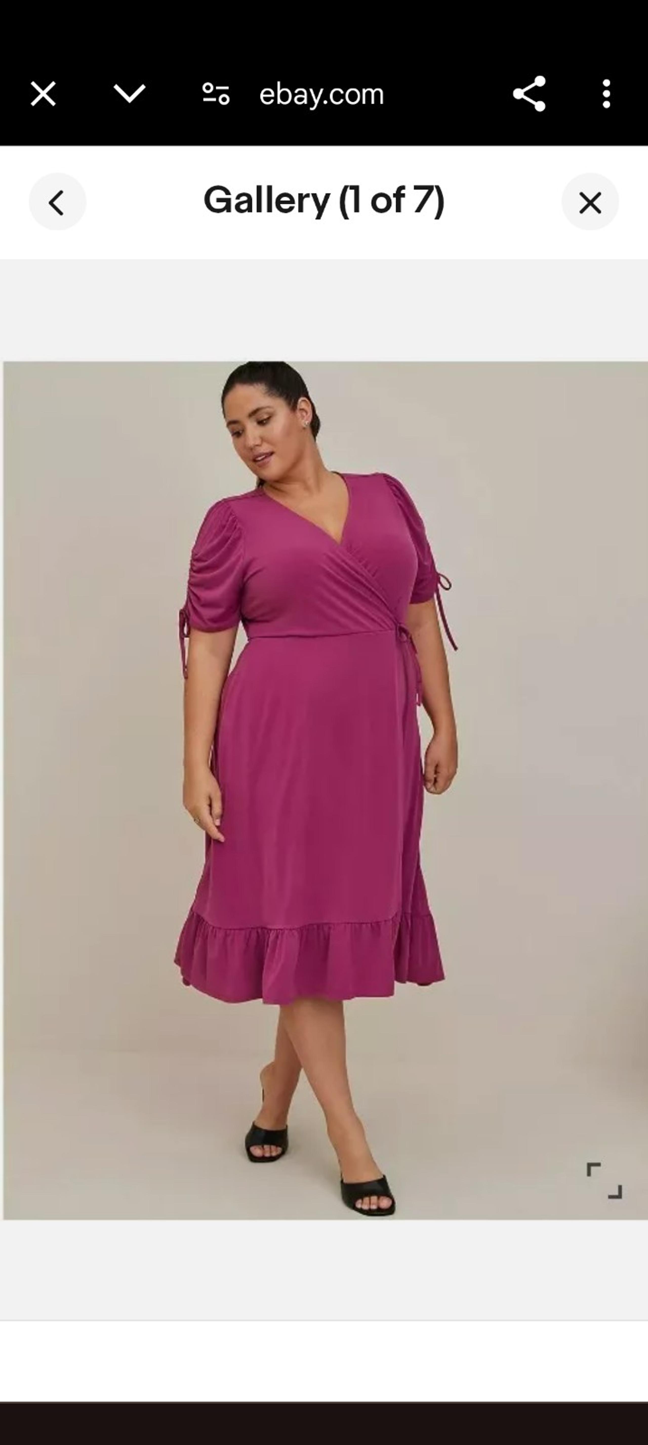 TORRID Studio Knit Surplus Puff Sleeve Mini Dress NEW 2XL