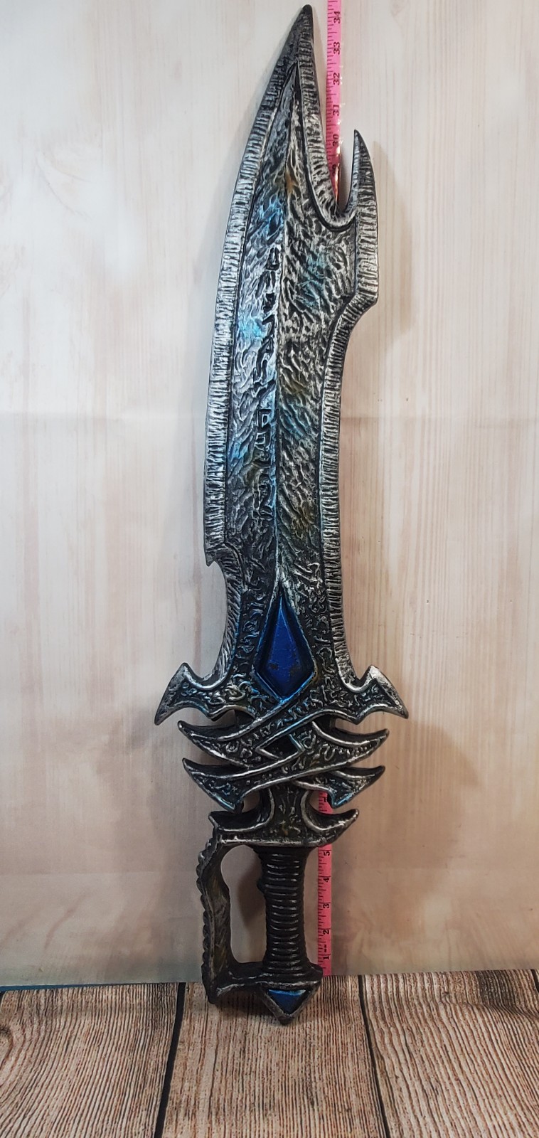 Extremely rare Blue Gem Magical Warrior Sword 2008 SOLD AS NOVELTY COLLECTIBLE