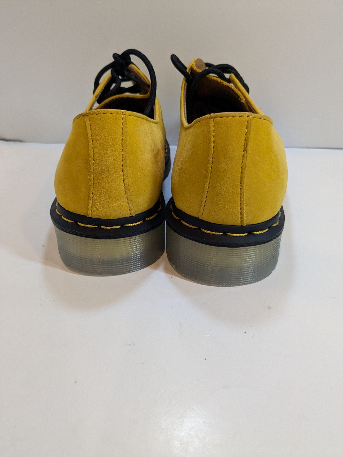Dr Martens 1461 Iced II Yellow Buttersoft Leather Docs