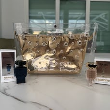 Paco Rabanne phantom intense EDP fame intense EDP mini perfumes gold bag