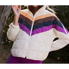 FP Movement x Hatch Printed Puffer Maternity Jacket NWT Size XS