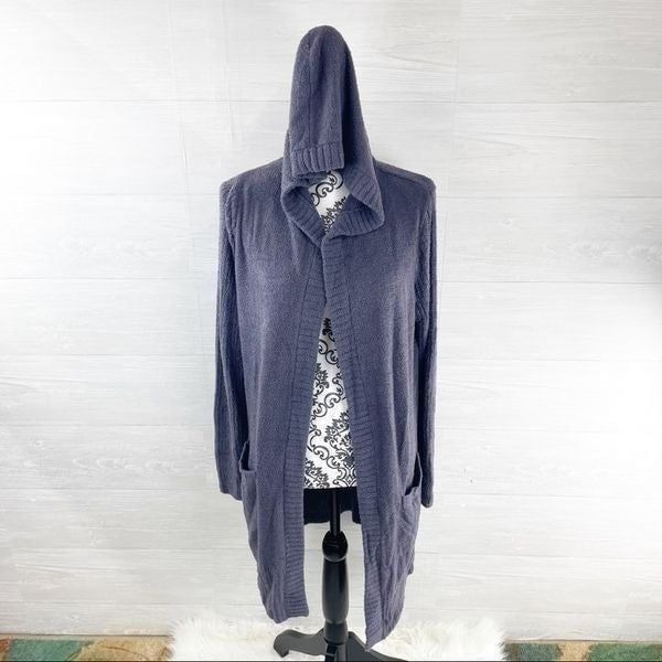 Barefoot Dreams CozyChic Lite Relaxed Hooded Cardigan