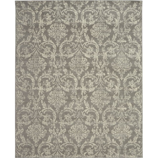 Classic Farmhouse Grey 7'10 x 9'10 Area Rug-J3DF