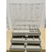 Acrylic Jewelry Holder Organizer Box with 5 Display Clear Earring Holder NEW