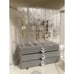 Acrylic Jewelry Holder Organizer Box with 5 Display Clear Earring Holder NEW