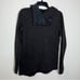 Nau charcoal gray hooded sweatshirt wool Blend women’s size medium