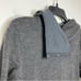 Nau charcoal gray hooded sweatshirt wool Blend women’s size medium
