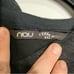 Nau charcoal gray hooded sweatshirt wool Blend women’s size medium