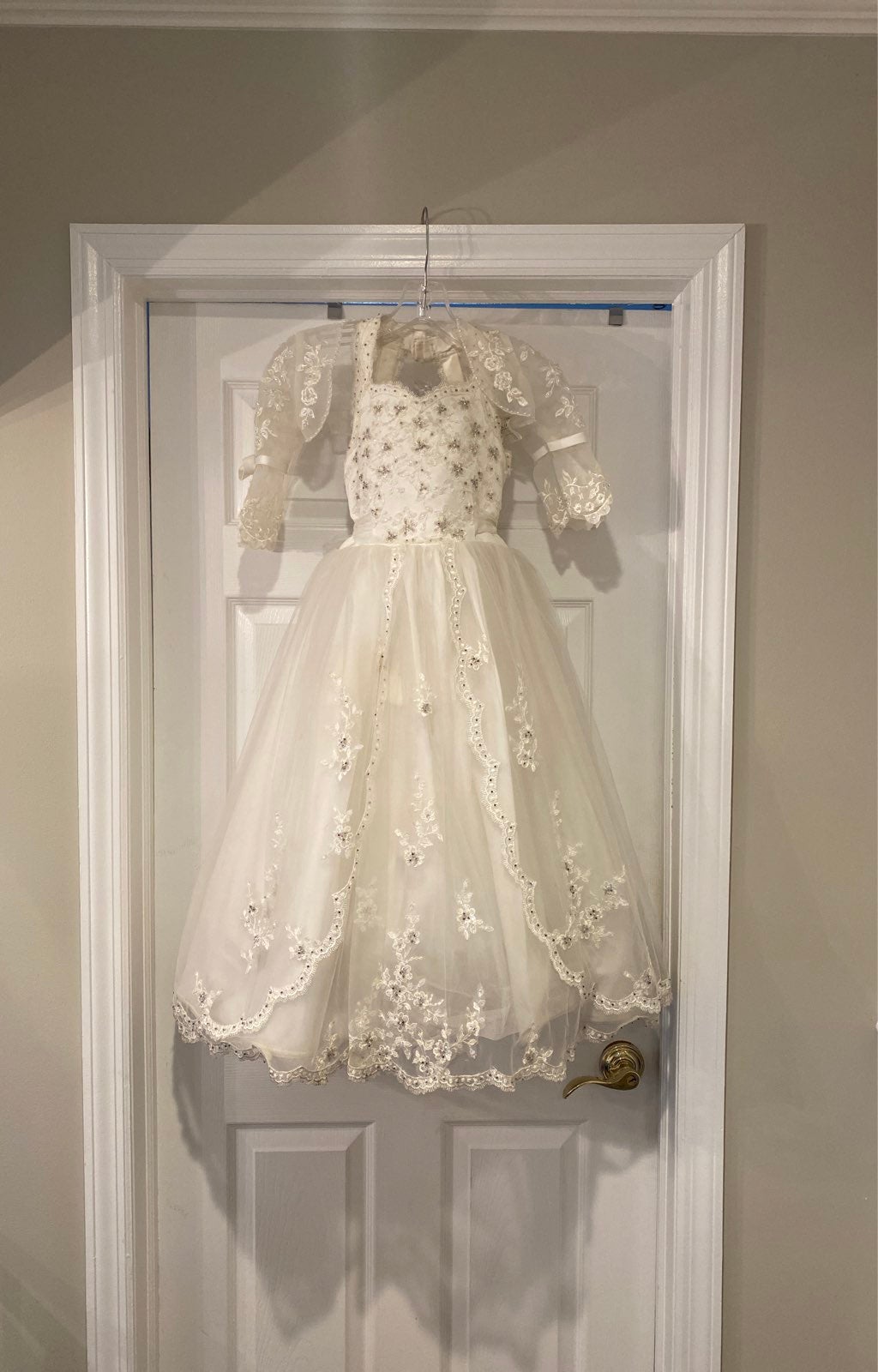 Italian Lace Flower Girl Dress