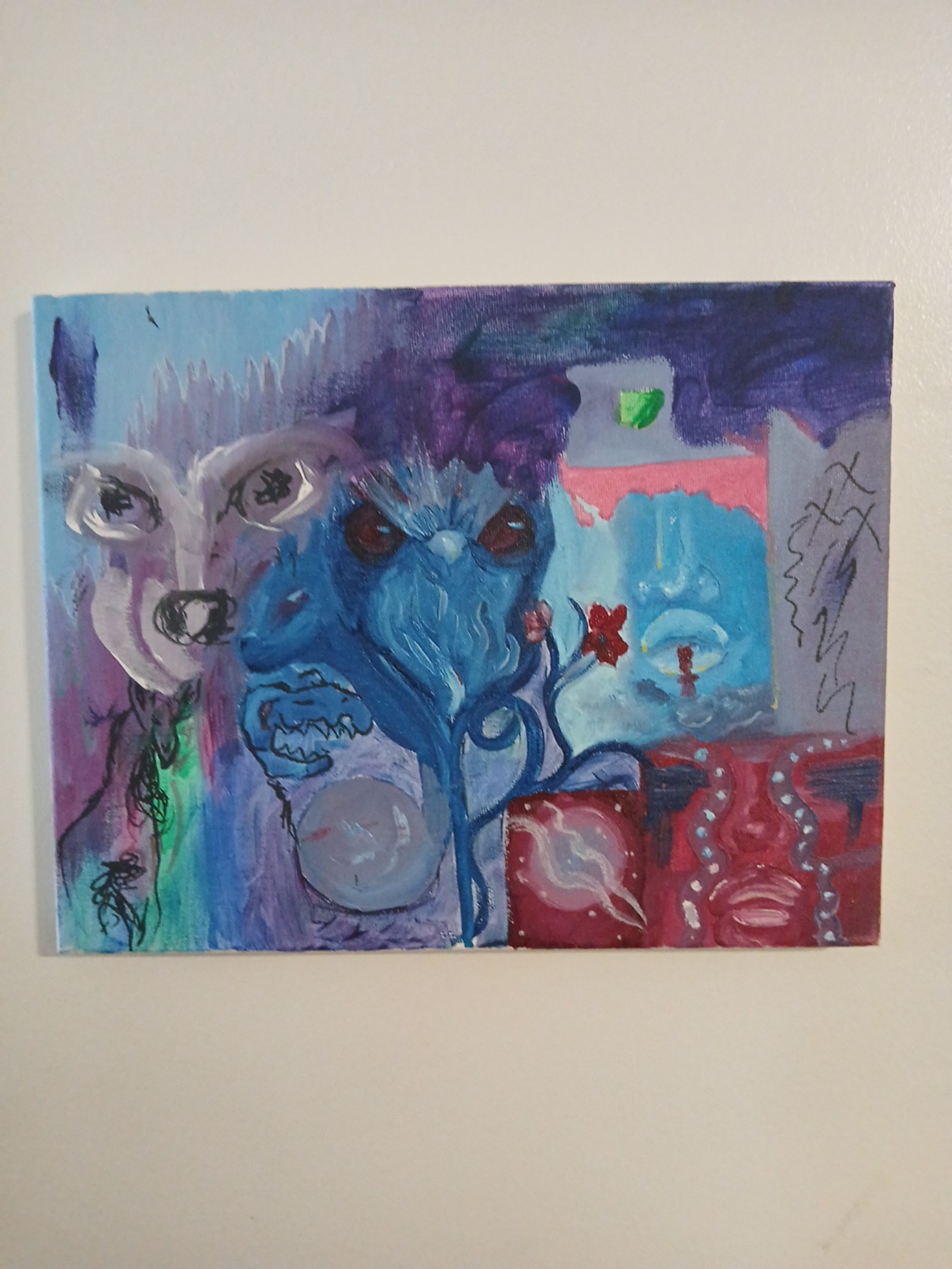 Oil Painting (Blue)