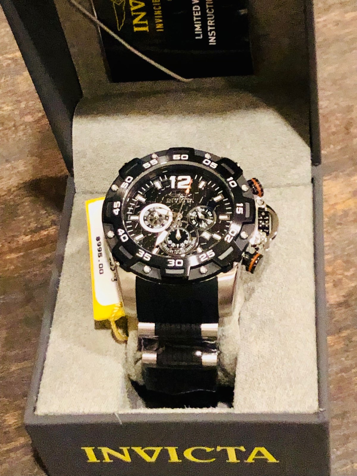 Invicta Watch Men Brand New Silicone Band FAST SAME-DAY FEDEX SHIPPING