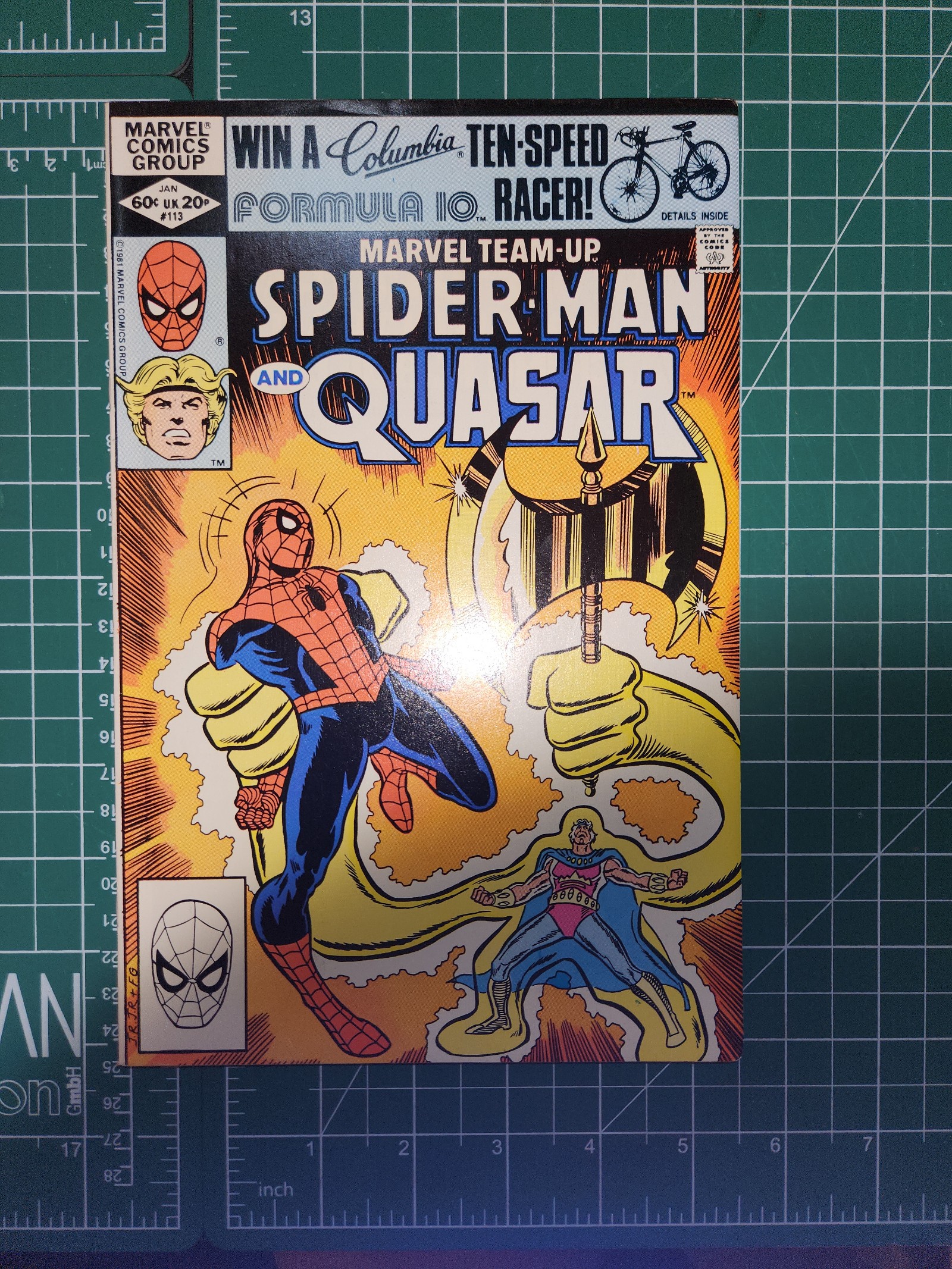 Marvel Team-up Spider-man & Quasar #113 1981