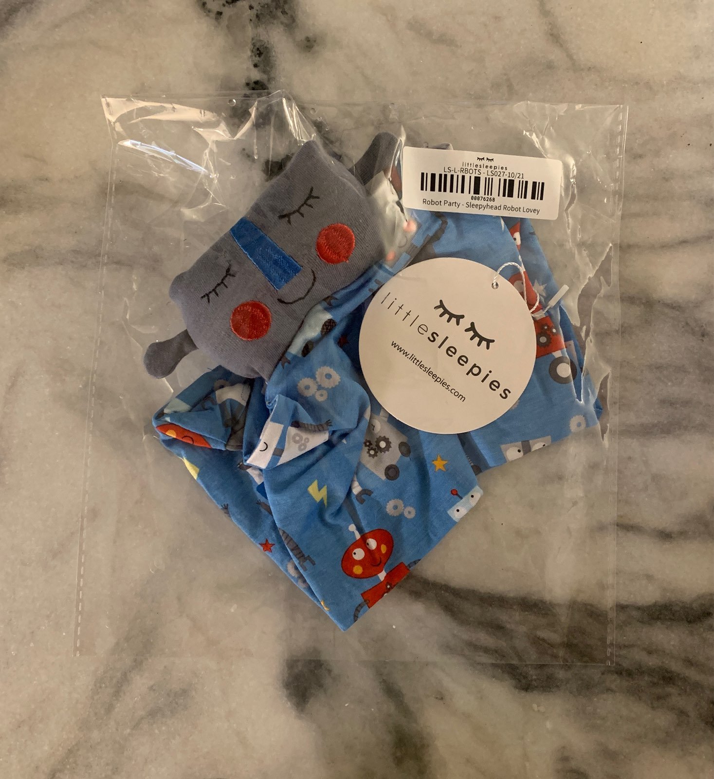 Little Sleepies Robot Party Lovey