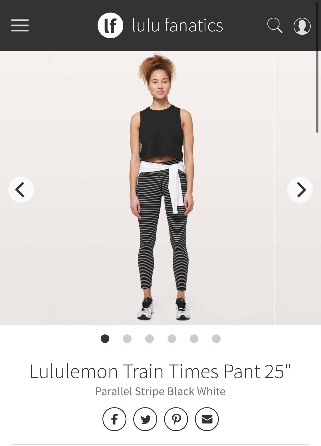 NEW Lululemon Train Times Size 8
