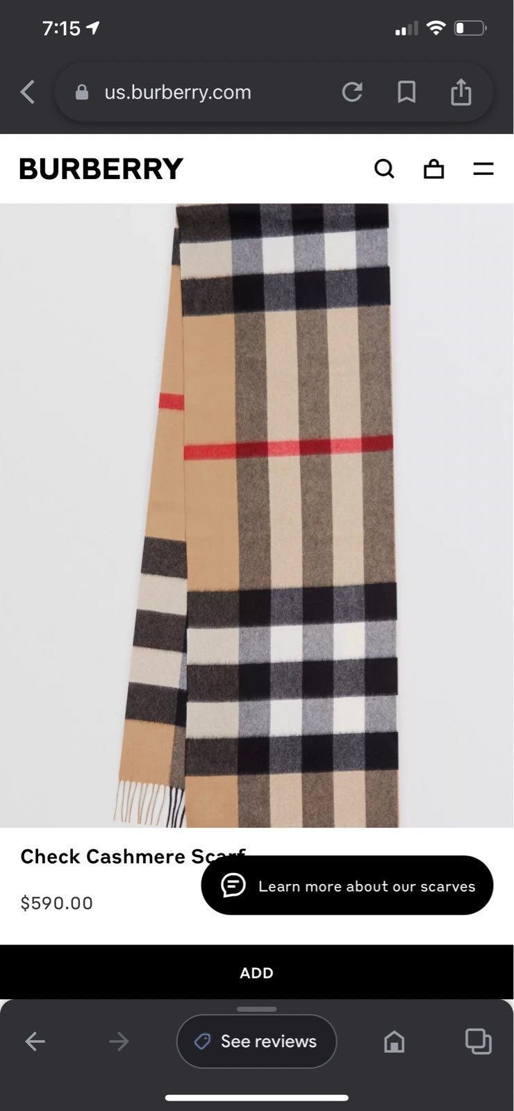 burberry us phone number