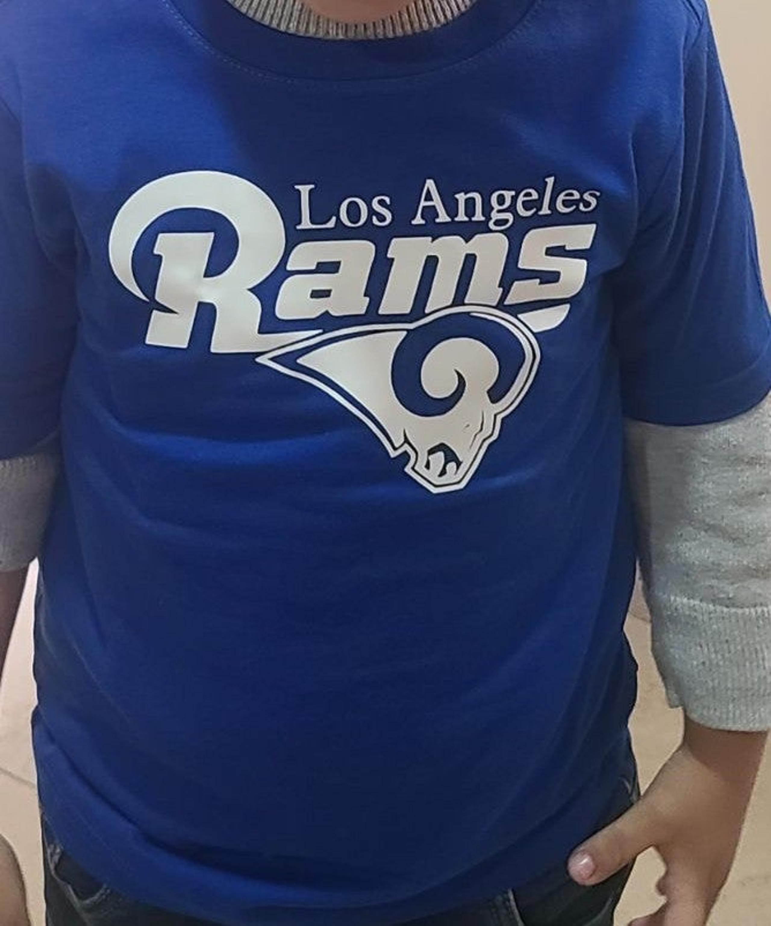 Personalized Custom Made LA Rams tee shirt