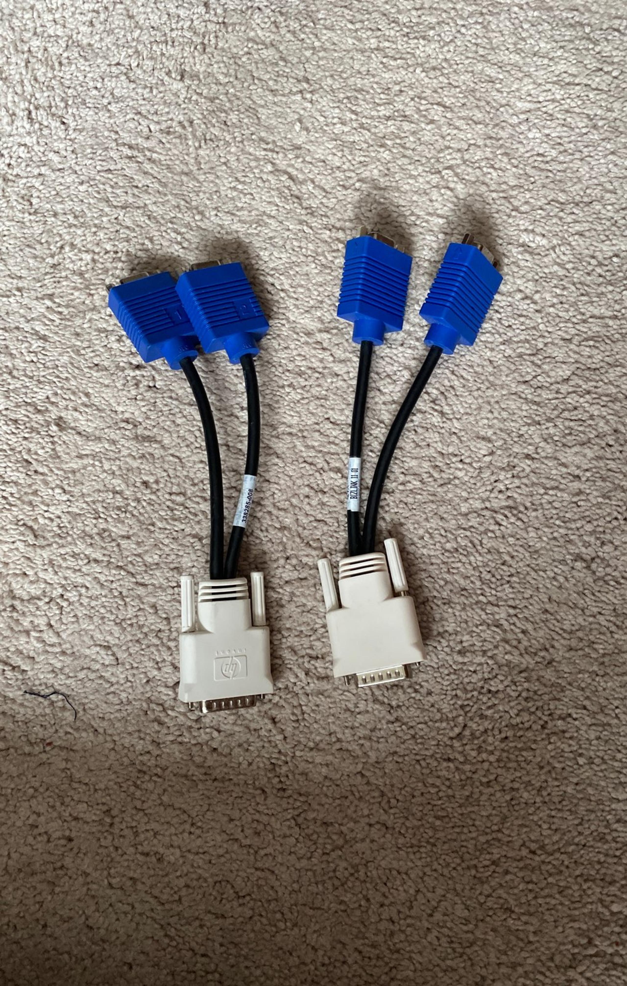 HP DMS-59 to dual VGA adapter cable