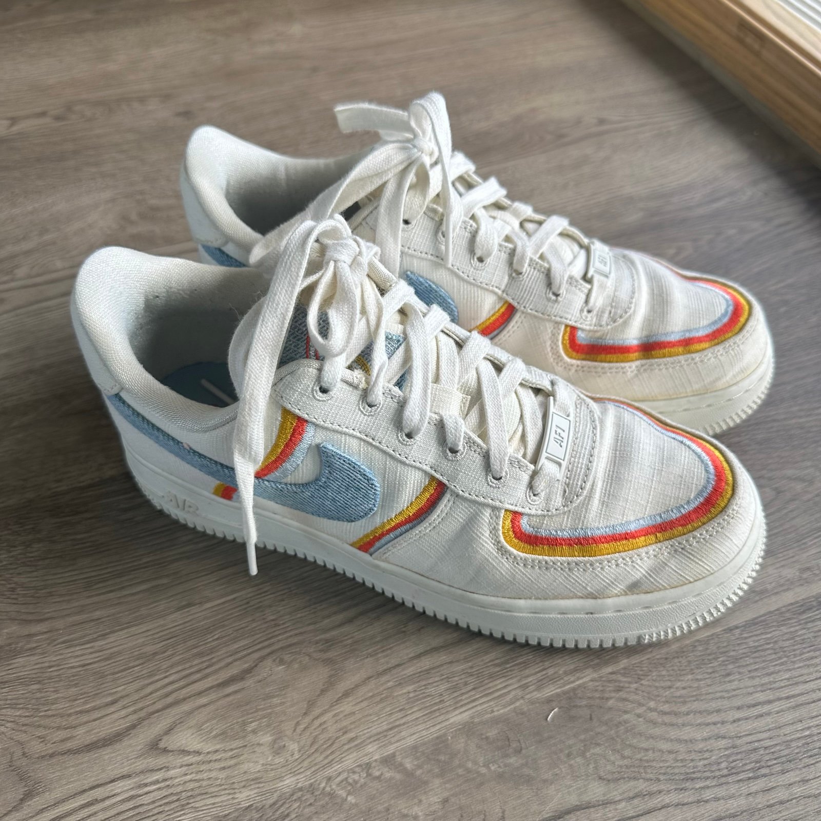 Women’s Air Force 1 low “sail denim swoosh”