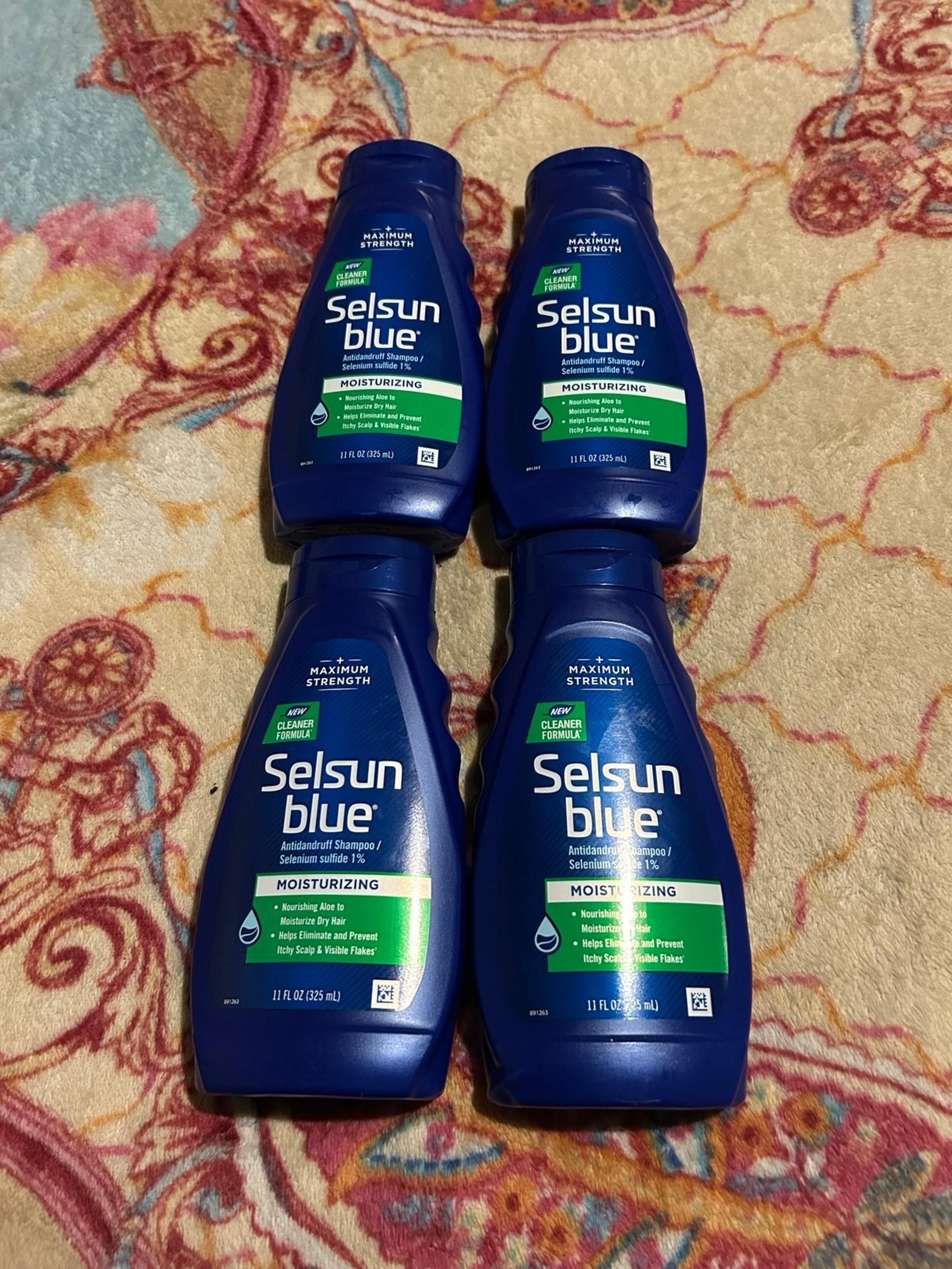 Selsun Blue Moisturizing with Aloe Dandruff Shampoo, 11 oz