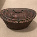 Vintage Asian wooden basket.