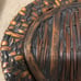 Vintage Asian wooden basket.