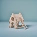 Warehouse, wooden toy house. Stylish for the children's room. Dismountable. For