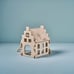 Warehouse, wooden toy house. Stylish for the children's room. Dismountable. For