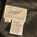 VTG C. Marie Leathers Black Leather Pleated Midi Skirt Size 10