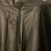 VTG C. Marie Leathers Black Leather Pleated Midi Skirt Size 10