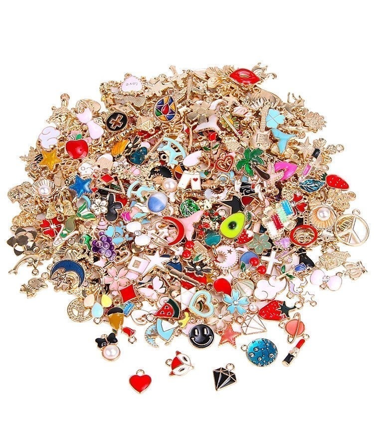 350pcs jewelry making charms