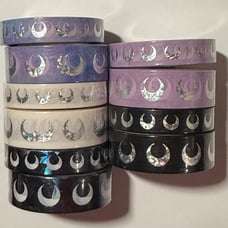 NIP Simply Gilded Crescent Moons Washi Bundle - 5 Sets
