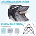 Portable travel crib